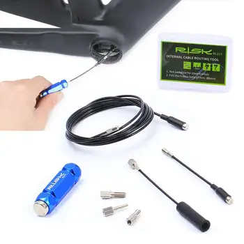 Велосипед вътрешен кабел маршрутизиране инструмент смяна кабел хидравличен проводник вътрешен кабел ръководство с магнит за велосипед рамка смяна хидравличен проводник