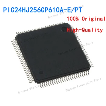 PIC24HJ256GP610A-E/PT TQFP-100 16 битов микроконтролер - MCU 16 битов MCU 40MIPS 256KB FLASH