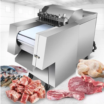 Автоматична машина за рязане на замразено говеждо месо Машина за рязане на овнешко месо Машина за нарязване на замразени пилешки гърди