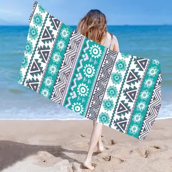  плажна кърпа ярък цвят дишаща 150x75cm извънгабаритни абсорбиращи плажна кърпа одеяло микрофибър кърпа за баня за морския бряг