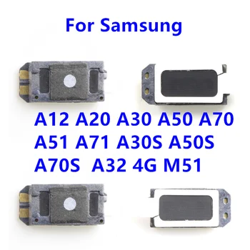 10pcs Ново за Samsung Galaxy A12 A20 A30 A50 A50S A51 A70 A70S A71 A30S A32 M51 слушалка ухо високоговорител звуков приемник Flex кабел
