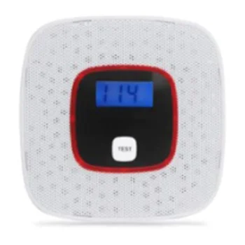 CO детектор за въглероден окис Алармен алармен сензор за домашна сигурност предупреждава както акустично, така и оптически