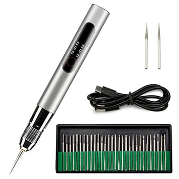 1 Комплект електрическа гравираща писалка SB акумулаторна мини шлифовъчна писалка Акумулаторен инструмент за гравиране, A