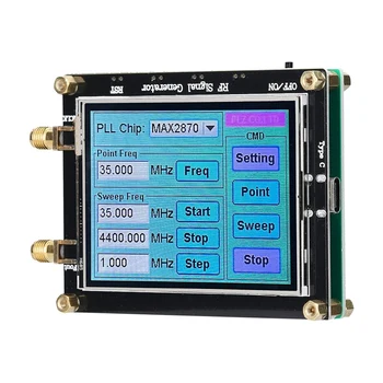 MAX2870 генератор на сигнали 23.5Mhz-6000Mhz честота докосване екран радиочестотен източник на сигнал PC софтуер контроли