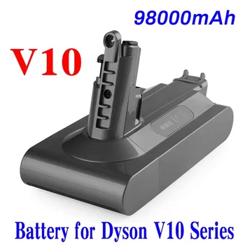 100% подмяна 25.2V 98000mAh литиева подмяна батерия за прахосмукачка Dyson циклон V10 абсолютна SV12 V10 пухкава V10