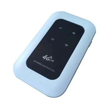 4G LTE рутер Wifi ретранслатор 4G SIM карта слот модем донгъл рутер 150Mbps ABS безжичен рутер бял