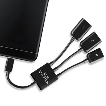 3/4 порт микро USB захранване зареждане хъб кабел сплитер конектор адаптер за смартфон компютър таблет компютър данни тел