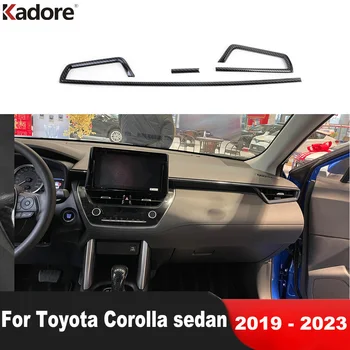 За Toyota Corolla седан/Cross 2019-2022 2023 Carbon Car Front Side Air Condition Vent Outlet Cover Trim Inteiror Аксесоари