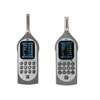 Преносим анализатор на честотния спектър AWA6228+ Измервателно устройство за монитор на околната среда и механичния шум 20-142dB клас 1