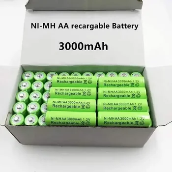 Безплатна доставка 1.2V 3000mAh Ni MH AA акумулаторна батерия за микрофонни играчки и др