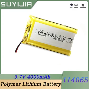 Високо качество и висока мощност 114065 3.7V 4000mAh полимерна литиева батерия за оборудване за красота Медицинско оборудване Bluetooth високоговорител