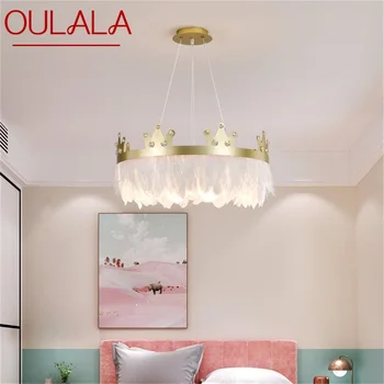 BUNNY Nordic корона висулка светлина полилей тела LED модерен творчески лампа декоративни за дома