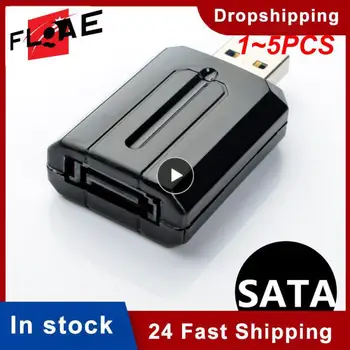 1~5PCS USB 3.0 Esata адаптер Издръжлив USB 3.0 към SATA HDD адаптер Лесна връзка Високоскоростен пренос на данни USB 3.0 Esata