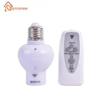  E27 цокъл лампа база дистанционно управление лампа притежателя подкрепа димер забавяне LED крушка превключвател RF / IR / звук светлина контрол нощна светлина база