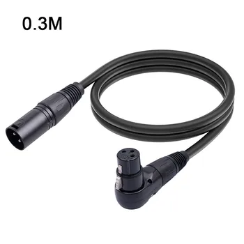 XLR Удължителен кабел за микрофон Самозаключващият се дизайн избягва разхлабването на кабела Устойчиви на корозия метални конектори