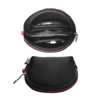 Защитна леща Филтър чанта за съхранение мека камера обектив филтър торбичка кръгъл филтър кутия за съхранение калъф преносим портфейл