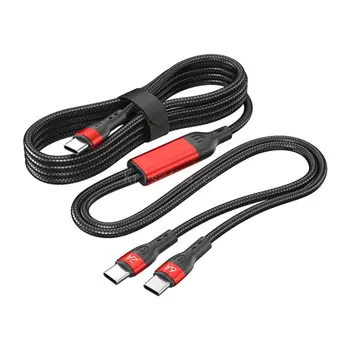 Високоскоростен USB C кабелен проводник тип-C мъжки към двоен тип C мъжки кабел поддръжка бързо зареждане и трансфер на данни