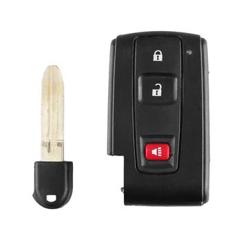 3 бутона Интелигентен дистанционен калъф за ключ за кола за Toyota Prius 2004 2005 2006 2007 2008 2009 Corolla Verso Camry Key Cover