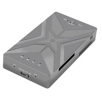 Външен NVMe Dual-Bay SSD корпус тип-C USB3.2 20Gbps предаване на данни турбо-вентилатор SSD охладител JMS586R 4TB