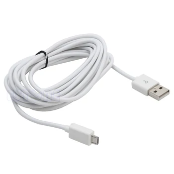 283cm / 9.28ft Micro USB захранващ кабел за зареждане на PS4 контролер кабел линия Micro USB зареждане линия