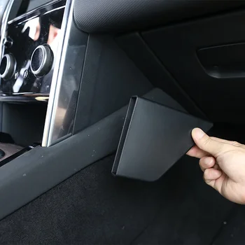 За 2020 Land Rover Discovery Sport L550 2020 ABS черен автомобил център конзола страна мобилен телефон монета кутия за съхранение кола аксесоари