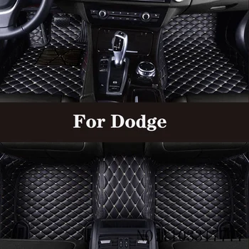 Пълна съраунд персонализирана кожена подложка за кола за Dodge Avenger Caravan Grand Caravan Charger Challenger Dart Durango Авточасти