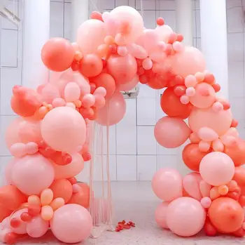 150pcs комплект 5 инчов розов латекс балони за рожден ден латекс балон за рожден ден латекс парти балони парти балони