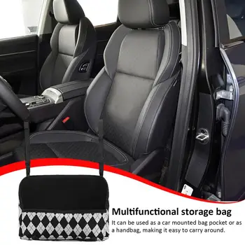  Организатор на празнината на столчето за кола Многофункционален джоб за съхранение на страничната седалка за кола Голям капацитет Auto Seat Back Bag Аксесоари за кола