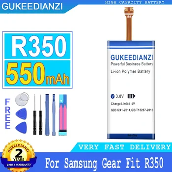 GUKEEDIANZI Резервна батерия за Samsung Galaxy Gear Fit, Big Power батерия, безплатни инструменти, 550mAh, SM-R350, R350, New