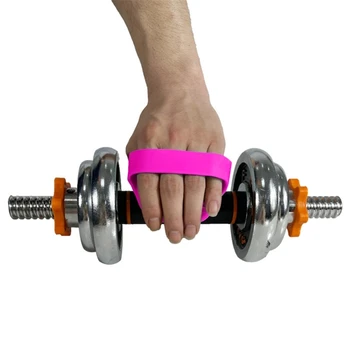 157D Ръкавици за фитнес Ръкавици за вдигане на тежести, 1 чифт силиконови ръкавици с четири пръста