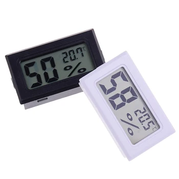 Малък размер цифров LCD термометър хигрометър влажност измерване на температурата