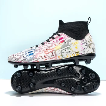 Качествени футболни обувки Cleats Меси трайни футболни ботуши леки удобни футзал маратонки на едро Chuteira общество