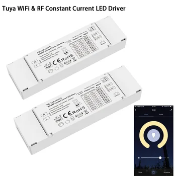 DC 3-24V 9-45V Tuya WiFi & RF постоянен ток LED драйвер 100-450mA 350-700mA APP Регулируем гласов контрол за Alexa Google Home