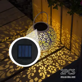 2PCS слънчева батерия кутии слънчева светлина замяна Топ LED слънчев панел лампа капак открит къмпинг слънчева фенер отгоре подмяна част