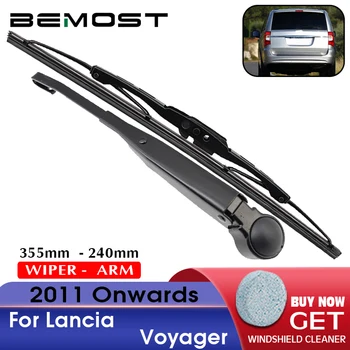 BEMOST Car Rear Wiper Arm Blade Soft Natural Rubber For Lancia Voyager 355MM Hatchback 2011 2012 2013 2014 2015 2016 2017 2018