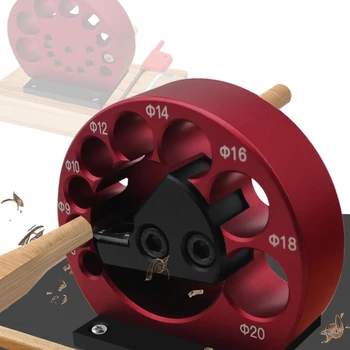 Нов дюбел Maker Jig Kit метричен 8mm-20mm Регулируем с карбид острие електрически бормашина фрезоване дюбел кръгъл прът спомагателен инструмент