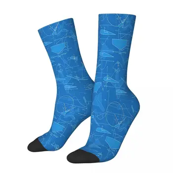 Аеродинамика Математически чорапи Мъжки Мъжки Жени Пролетни чорапи Полиестер