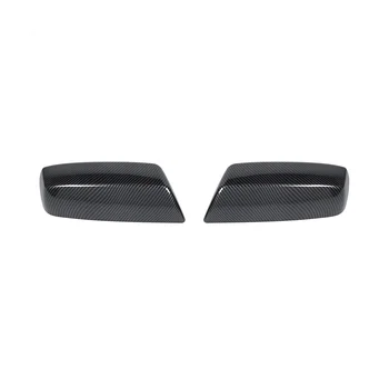 Car Side Rear View Mirror Cover Trim за Chevrolet Silverado GMC Sierra 2014-2018 аксесоари, ABS въглеродни влакна