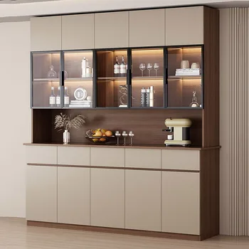 Стъклен дисплей Шкафове за хол Кухненско съхранение Спестяване на място Отворени шкафове Чекмедже за коридора Мебели Сапатерос XY50LRC